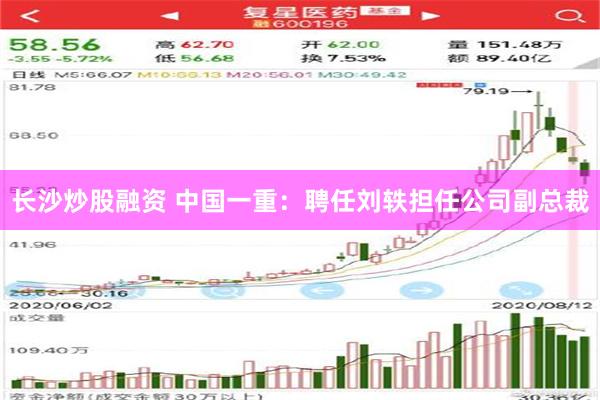 长沙炒股融资 中国一重：聘任刘轶担任公司副总裁