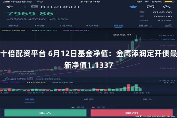 十倍配资平台 6月12日基金净值：金鹰添润定开债最新净值1.1337