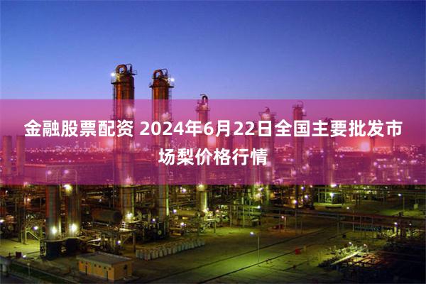 金融股票配资 2024年6月22日全国主要批发市场梨价格行情