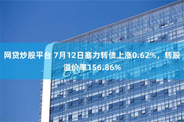 网贷炒股平台 7月12日塞力转债上涨0.62%，转股溢价率156.86%