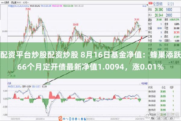 配资平台炒股配资炒股 8月16日基金净值：蜂巢添跃66个月定开债最新净值1.0094，涨0.01%