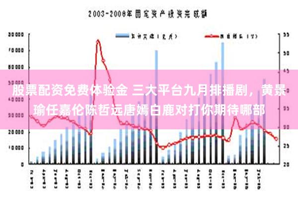 股票配资免费体验金 三大平台九月排播剧，黄景瑜任嘉伦陈哲远唐嫣白鹿对打你期待哪部