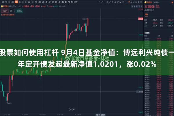 股票如何使用杠杆 9月4日基金净值：博远利兴纯债一年定开债发起最新净值1.0201，涨0.02%