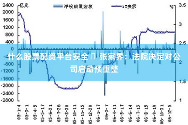 什么股票配资平台安全 ​张家界：法院决定对公司启动预重整