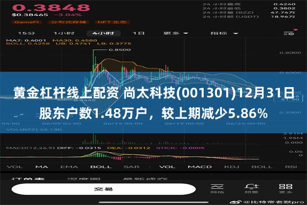 黄金杠杆线上配资 尚太科技(001301)12月31日股东户数1.48万户，较上期减少5.86%